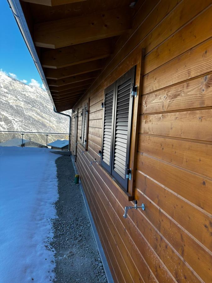 Chambres D'Hotes Les Louettes A Sapinhaut Canton Du Valais Saxon Exteriér fotografie