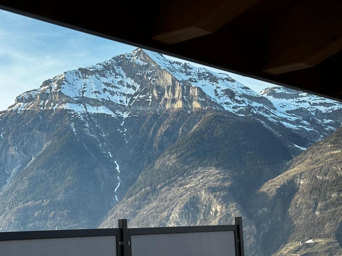 Chambres D'Hotes Les Louettes A Sapinhaut Canton Du Valais Saxon Exteriér fotografie