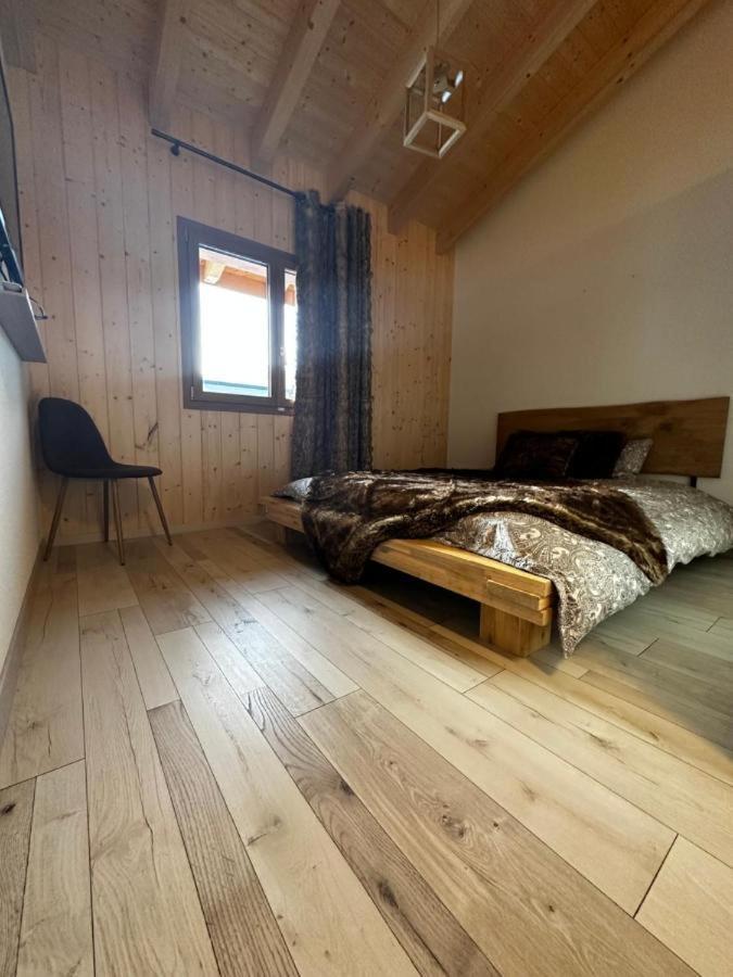 Chambres D'Hotes Les Louettes A Sapinhaut Canton Du Valais Saxon Exteriér fotografie
