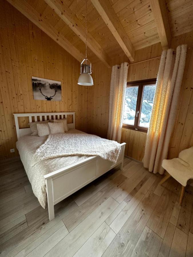 Chambres D'Hotes Les Louettes A Sapinhaut Canton Du Valais Saxon Exteriér fotografie